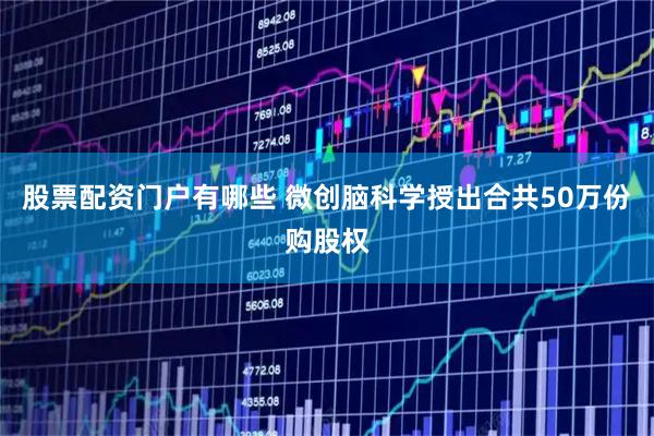 股票配资门户有哪些 微创脑科学授出合共50万份购股权